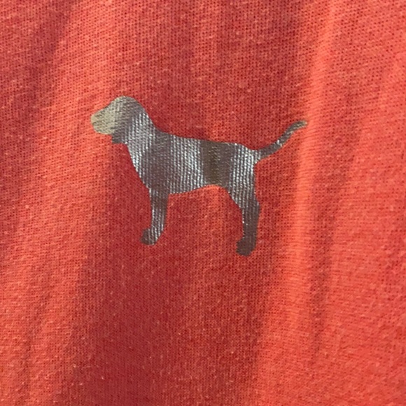 LE VS PINK Metallic Logo Long Sleeve Pullover - Picture 3 of 5